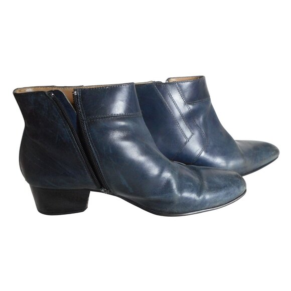 Giorgio Brutini Men’s Dumont Boot BLUE Size 8 M 155482 Genuine Leather side Zip - Picture 4 of 12